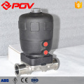 Carregamento rápido Válvula de diafragma pneumática de equipamento sanitário